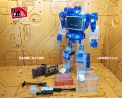 THF Toy House Factory Soundwave MP-13 Clear Version (/w Laserbeak + Buzzsaw) -Cheap Toy Store cfaed0f90c