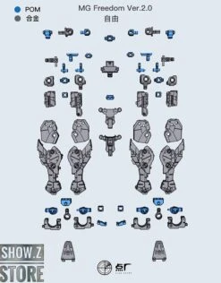 Point Factory Studio Metal Parts For Bandai MG ZGMF-X10A Freedom Gundam Ver. 2.0 10 Point Factory Studio Metal Parts For Bandai MG ZGMF-X10A Freedom Gundam Ver. 2.0 -Cheap Toy Store d10d245c6a