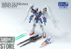 Navigator Toys Pre-Painted & Pre-Assembled Bandai XXXG-00W0 Wing Gundam Zero EW Ver.Ka -Cheap Toy Store d325574e0b