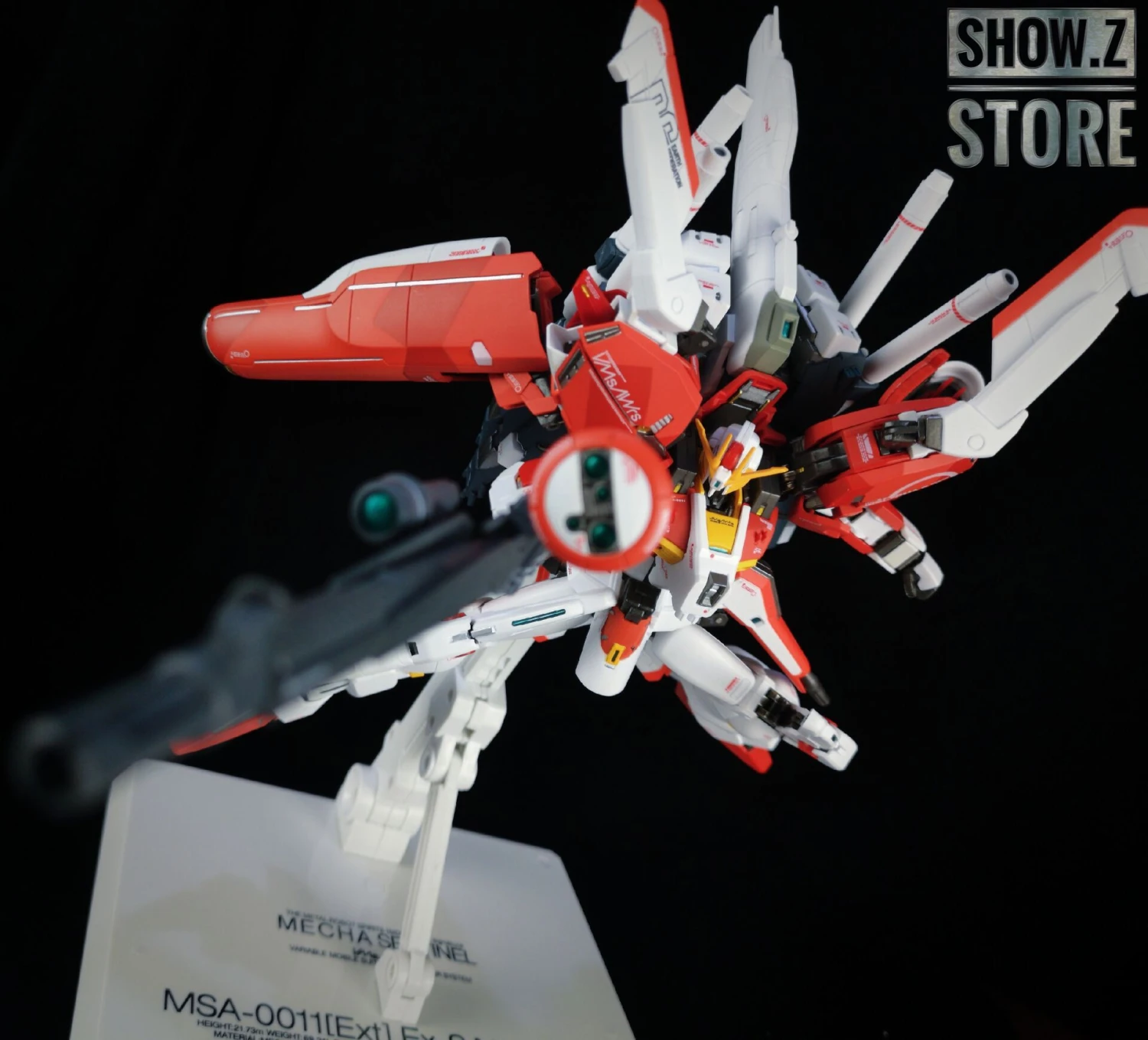 Storm BaoFeng Model 1/144 Gundam Sentinel MSA-0011(Ext) MSA0011 Ex-S ExS MG Gundam Deep Striker Red Version 7 Storm BaoFeng Model 1/144 Gundam Sentinel MSA-0011(Ext) MSA0011 Ex-S ExS MG Gundam Deep Striker Red Version - Image 5
