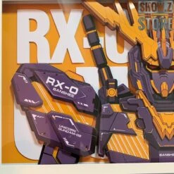 ChenFu Studio RX-0 Unicorn Gundam 02 Banshee 3D Wall Art Decoration Picture -Cheap Toy Store e97c46cf8a