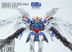 Navigator Toys Pre-Painted & Pre-Assembled Bandai XXXG-00W0 Wing Gundam Zero EW Ver.Ka -Cheap Toy Store ee658219a8