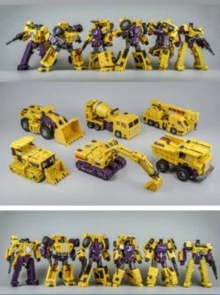 Toyworld TW-C07B Constructor Devastator Yellow Set Of 6 -Cheap Toy Store fbb7f81a59